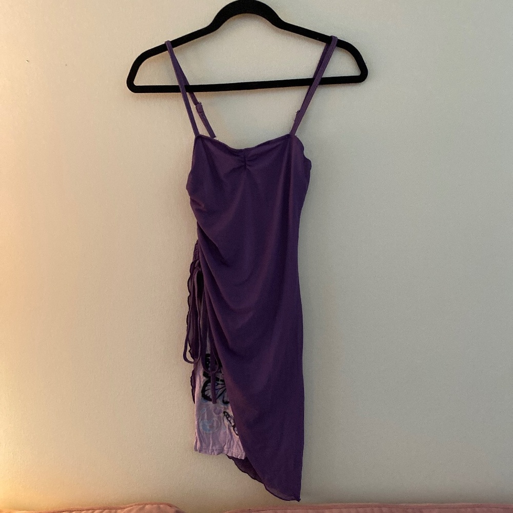 Purple Bratz x Dollskill slinky dress
